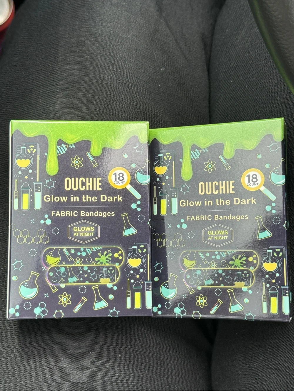 OUCHIE glow in dark bandages